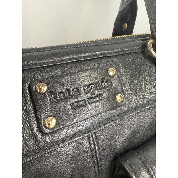 Kate Spade Roland Park Cecilia Black Tote Shoulder Bag EXCELLENT CONDITION - Picture 4 of 16